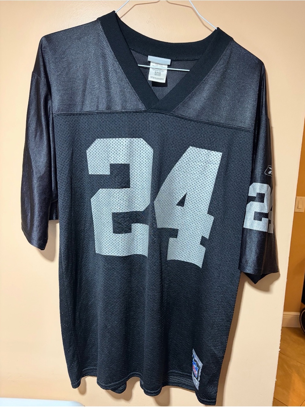 NFL OAKLAND RAIDERS | WOODSON #24 | BLACK JESERY